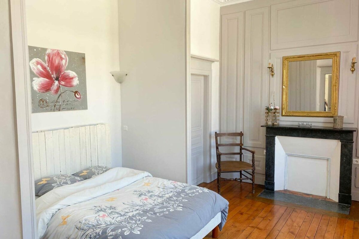 Chambre pivoine Ferme de montplaisir